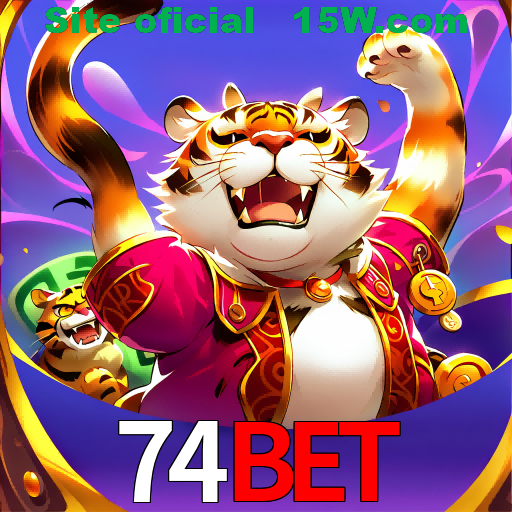 Imagem promocional da 74Bet mostrando a plataforma e suas vantagens